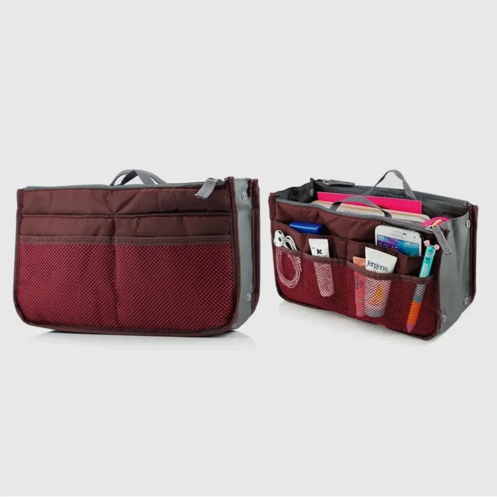 Travel Tote Handbag/Purse Insert Cosmetic Organizer